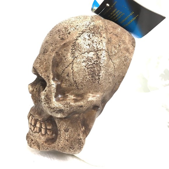 CESAR' Vintage Collectible Halloween Ancient Skull Mask NWT NOS - Picture 3 of 10
